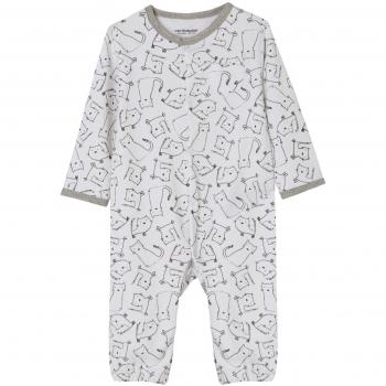VERTBAUDET Conjunto para recién nacido con 4 prendas para bebé BLANCO CLARO ESTAMPADO PREMATURO - 45CM