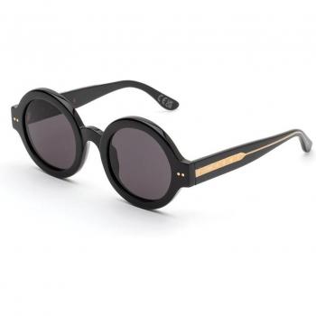 Marni Nakagin Tower Unisex Round Black Sunglasses KGI Size 50