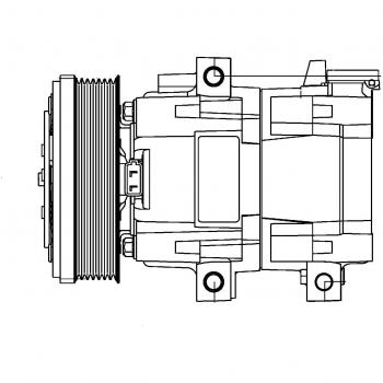 HELLA 8FK 351 113-381 Kompressor