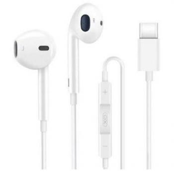 Auriculares Type-C con Micrófono y Botón Multifunción EP1901 - Blanco