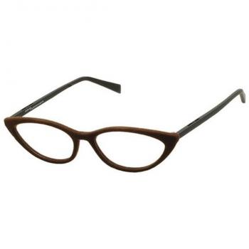 Italia Independent II 5569V 044.000 Men's Eyeglasses Black Size 52 - Blue Light Block Available (Frame Only)