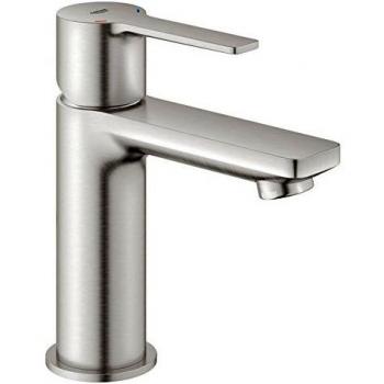 Grifo de lavabo Grohe Lineare XS 28mm cuerpo liso Supersteel