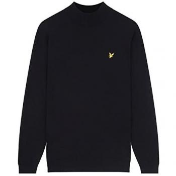 Lyle & Scott Men's Turtleneck Sweater - Jet Black XXL