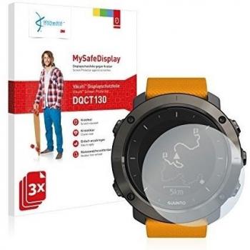 3x Vikuiti MySafeDisplay Protector de Pantalla DQCT130 de 3M para Suunto Traverse