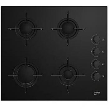 Placa Gas BEKO HING 64120 SB 4f Cristal Negro