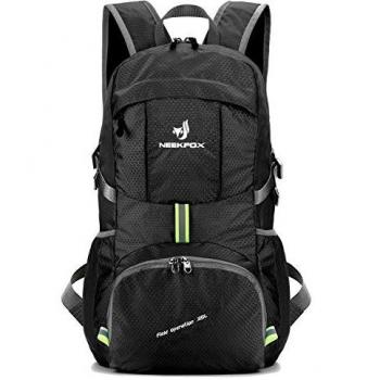 NEEKFOX Mochila ligera y compacta para viaje, excursionismo o uso diario, Mochila para acampar plegable de 35 L, Mochila deportiva ultraligera para exteriores