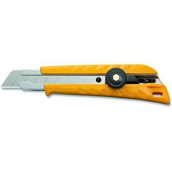 Olfa L-1/Green - Cúter Multiusos, Cuerpo fabricado con Materiales Reciclados 18 mm, Verde