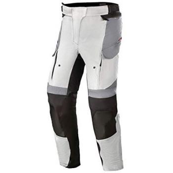 Alpinestars Stella Andes V3 Drystar Conjunto de Moto para Mujer - Pantalones Hielo-Gris y Chaqueta Textil Negro-Gris (2XL)
