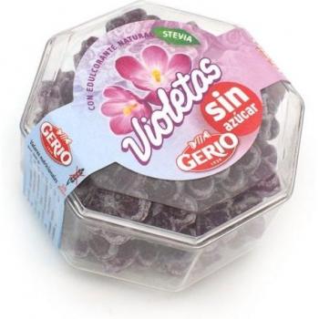 Caramelo Violetas sin Azúcar Gerio 100g - Delicioso Sabor a Violeta