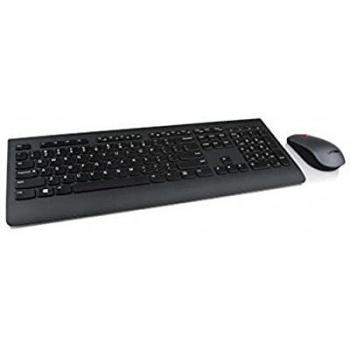 Combo Profesional Lenovo - Teclado y Ratón Inalámbricos 2.4 GHz QWERTY Inglés del Reino Unido Negro