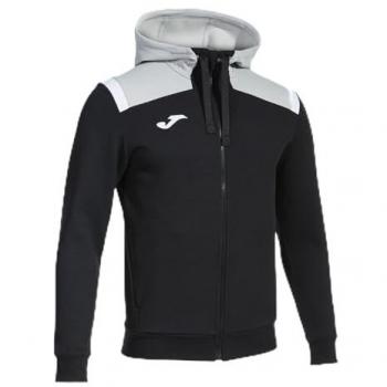 Joma Toledo Hooded Sports Jacket for Men and Boys in Black/Gray