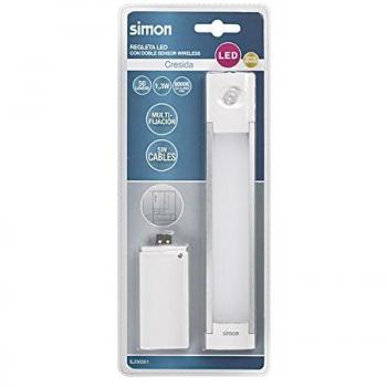 Regleta LED Cresida 1,3W con Detector de Movimiento y Crepuscular IL230061 SIMON