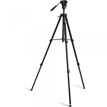Trípode de Aluminio Leica Tri 105 con Rosca de 1/4'', Ajuste de Altura Sencillo y Cabezal Giratorio para Metros Láser Leica DISTO y Alineación de Taludes con Leica