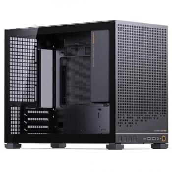 JONSBO D32 PRO Black MATX Mini Tower Desktop PC Case with Transparent Side Panel and Adjustable Motherboard Support