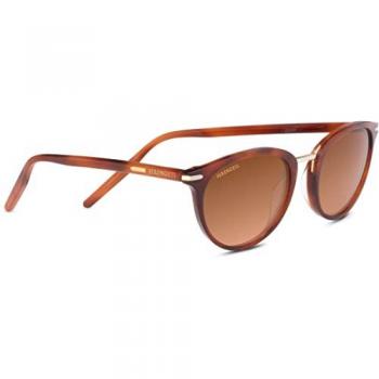 Serengeti Elyna 8966 Women's Brown Polarized Butterfly Sunglasses, One Size
