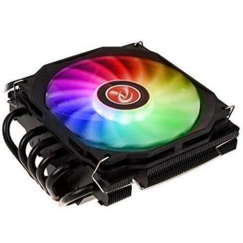 RAIJINTEK PALLAS 120 RGB Procesador Refrigerador de aire Negro con iluminación RGB