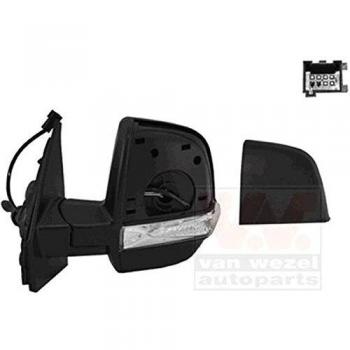Espejo retrovisor VAN WEZEL 1638813, tipo: Espejo retrovisor, características: diseño específico para vehículos, ajuste manual o eléctrico (dependiendo del modelo), vidrio convexo para mayor visibilidad, carcasa resistente