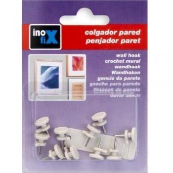 Inofix 2766D1 - Colgador Pared Mod 3000 10 Piezas