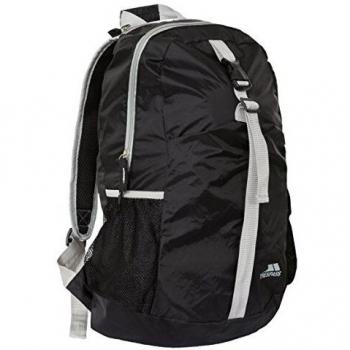 Trespass Canguro - Mochila con correas extraíbles, color negro, 20 l, color negro