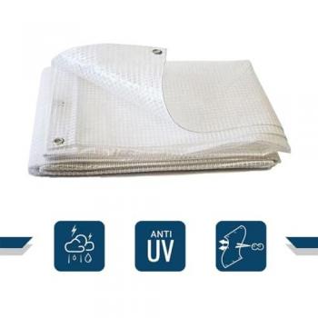 Lona Reforzada Transparente 4x10 m Tecplast TR170JD - Alta Calidad - Impermeable - Anti UV