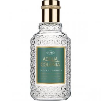 4711 Acqua Colonia Yuzu & Cedarwood Agua de Colonia 50 ml - Perfume unisex con notas de cedro y yuzu