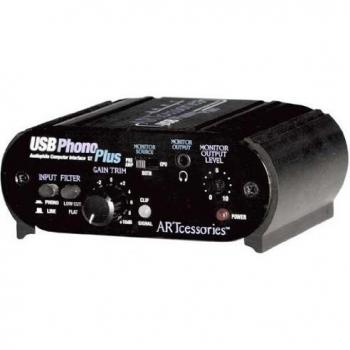 ART USB Phono Plus V2 - USB Phono Preamp with Audio Output