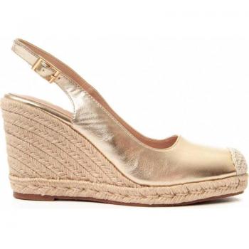 Cuña de Esparto para Mujer Montevita Wesparto2 88495 Dorado Sandalias de Mujer MONTEVITA WESPARTO2 GOLD
