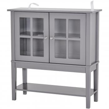 Armario Auxiliar Homcom Gris 84X80x28 Cm