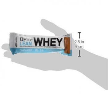 Optimum Nutrition Opti-Lean Whey Bar, Chocolate Caramel - 12 barras