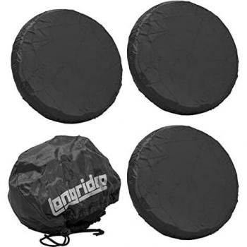 Longridge - Funda para rueda de carretilla de golf, color negro