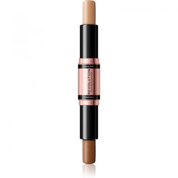 Makeup Revolution Fast Base Dual-Ended Contouring Stick Shade Medium 2x4.3 g