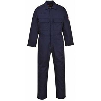 Buzo ignífugo BizWeld para hombres, color azul marino, talla 3XL, protección para soldadores