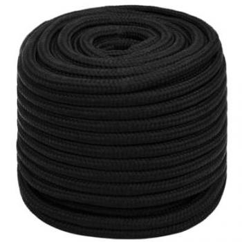 Cuerda de trabajo poliéster negro 18 mm 25 m