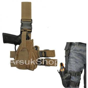 Kombat - Pistolera para pierna., Coyote