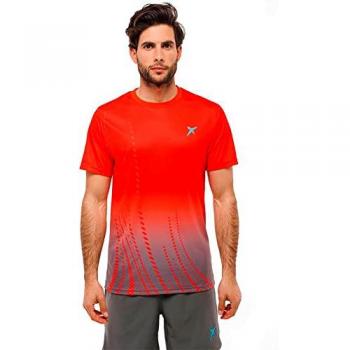 Camiseta de Manga Corta Drop Shot Naos Roja