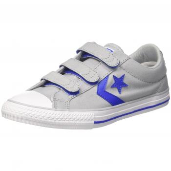 Converse Lifestyle Star Player Ev 3V Ox Canvas, Zapatillas de Deporte Unisex Niño, Gris