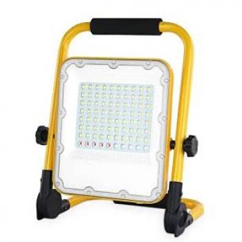 Proyector LED con batería 30W 6500K luz de emergencia salida USB