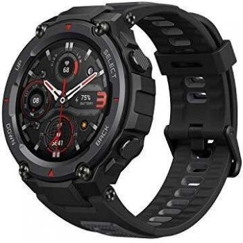 Amazfit T Rex Pro Sports Watch Military-grade Design with over 100 Sports Modes, 10 ATM Waterproof, 18 Day Battery Life, GPS, Smartwatch Fitness Watch with SpO2, Heart Rate, Sleep Monitor, Black