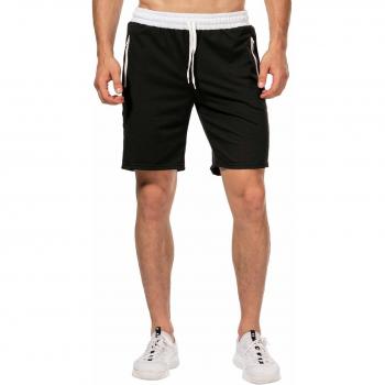 Pantalones Cortos Deportivos para Hombre Deporte Correr y Entrenamiento Pantalones Pantalón Fitness Corto Cremallera Tasch