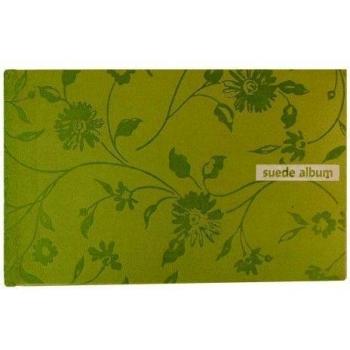 [fancy4u] Suede Photo Album Mini Size/15 etiqueta interior hojas, álbum de fotos Mantener 30 fotos - 4 x 6 pulgadas, sintéticas ante protectora