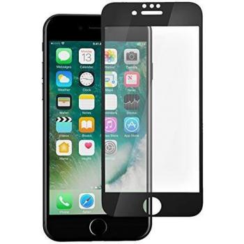 Cristal Templado Antibacteriano Tiger Glass Plus para iPhone SE/8/7/6S/6 con Marco Negro