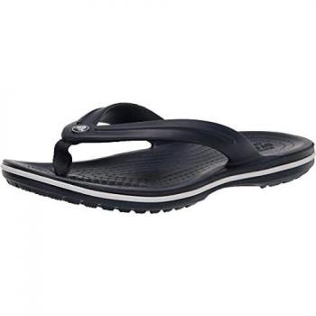 Crocs Crocband Flip, Scarpe da Spiaggia e Piscina Unisex-Bambini, 33-34 EU, Blu