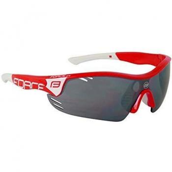 Force Lunettes de Cyclisme Professionnelles Race Pro, Rouge/Blanc