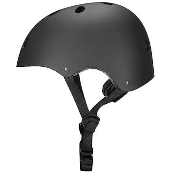 Casco de Seguridad Negro Talla L para Patinete Eléctrico y Bicicleta sin Luz