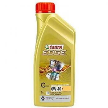 Aceite de motor Castrol Edge 0W-40 R 1L - Compatible con Renault, Audi, Mercedes-Benz y Ford