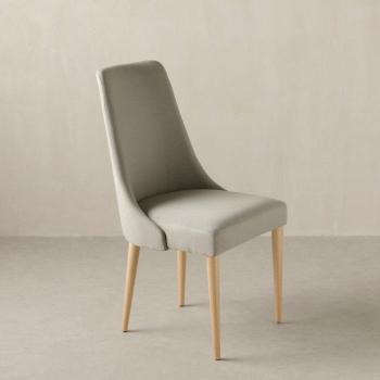 Silla tapizada gris Glow 52,5 x 93,5 cm Kenay Home