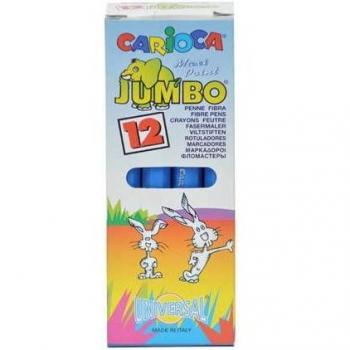 Rotulador Jumbo Punta Maxi Azul - Caja de 12