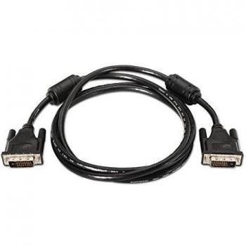 NANOCABLE 10.15.0803 - Cable DVI a DVI Dual Link 24+1, Macho-Macho, Negro, 3mts