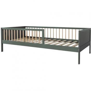 Cama Infantil Verde Adam 190x90cm con Somier - Estructura de Madera, Fácil de Montar, Ideal para Dormitorios Coloridos y Acogedores