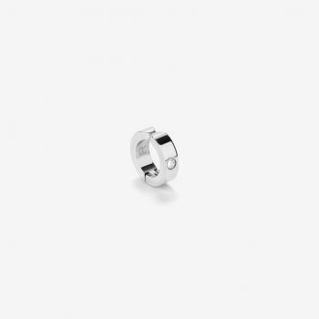 Pendientes de hombre Radiant P.perez de acero plateado